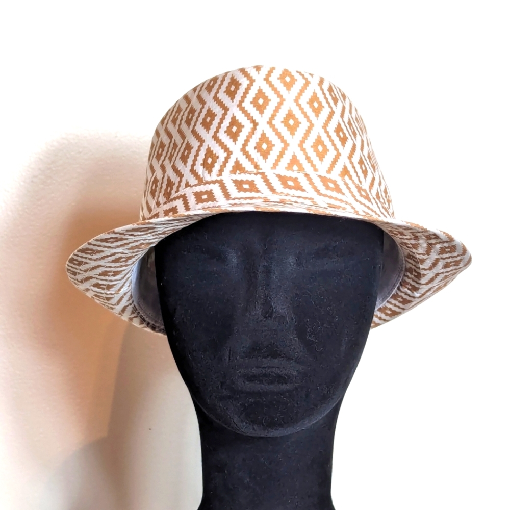 White and Brown Fedora